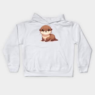 Baby Otter Kids Hoodie